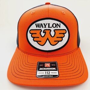 Waylon Orange and Black Trucker Hat